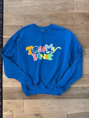Tommy Innit Limited Edition Crewneck Sweatshirt Blue Size Large Tommy Innit